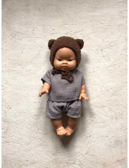 Clothes for Minikane dolls 34 cm | grey set
