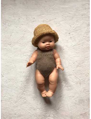 Vêtements pour poupées Minikane 34 cm | grenouillère tricotée