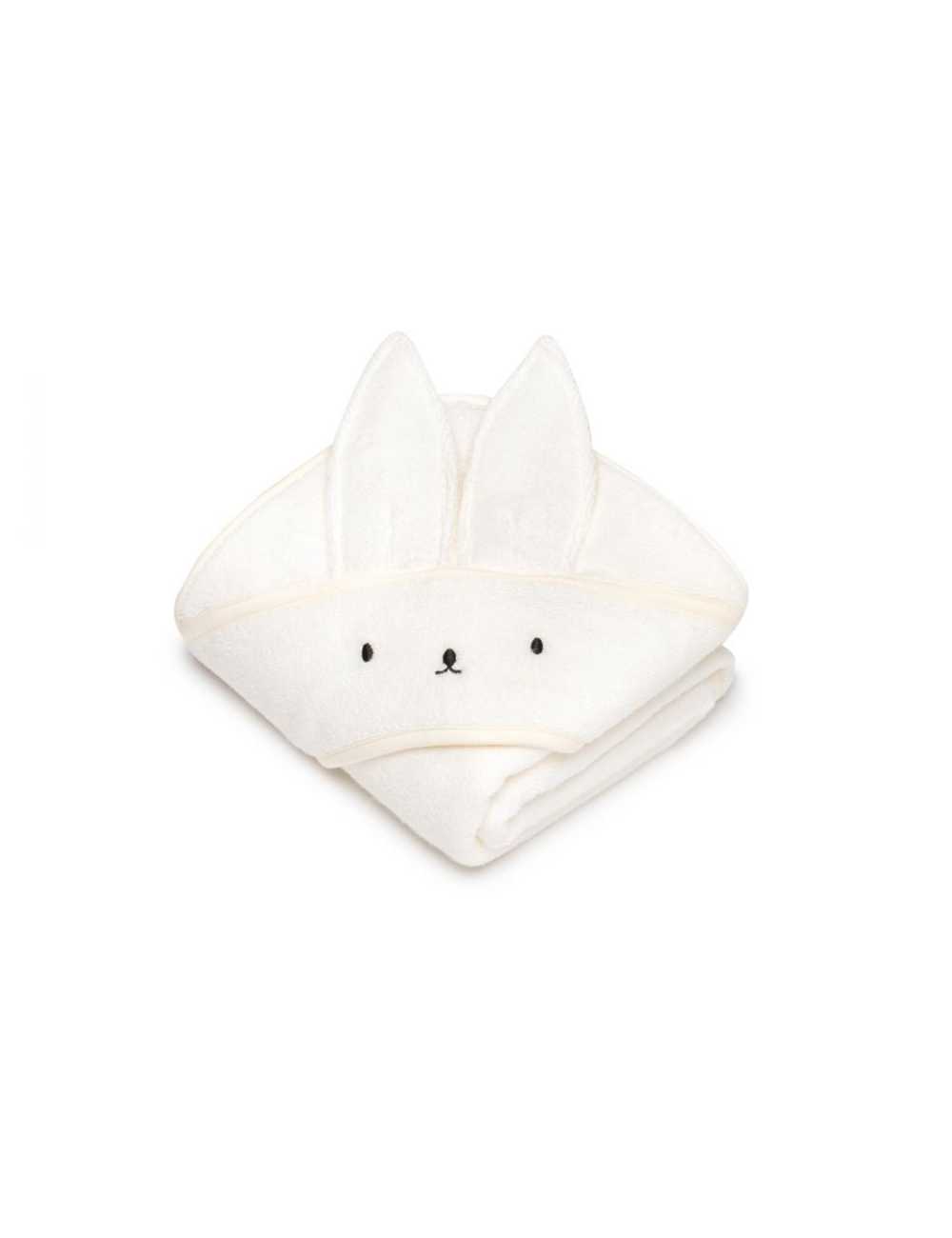 Bamboo hooded towel | Cream rabbit