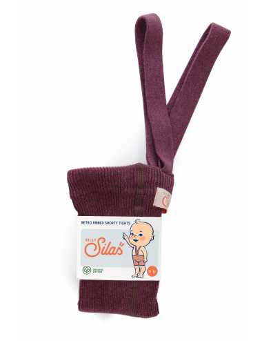 Silly Silas shorty tights with braces | Fig blend