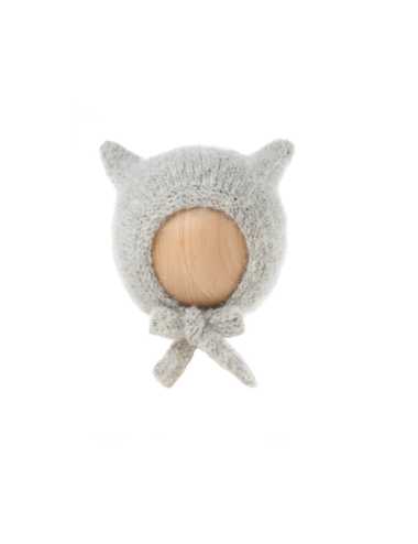Bambolina kitty hat | Nuvoletta (light grey)