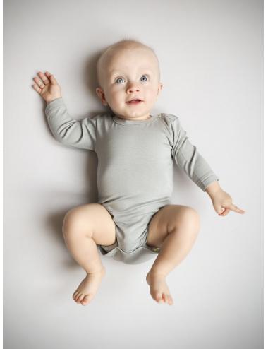 Body pour bébé à manches longues | gris