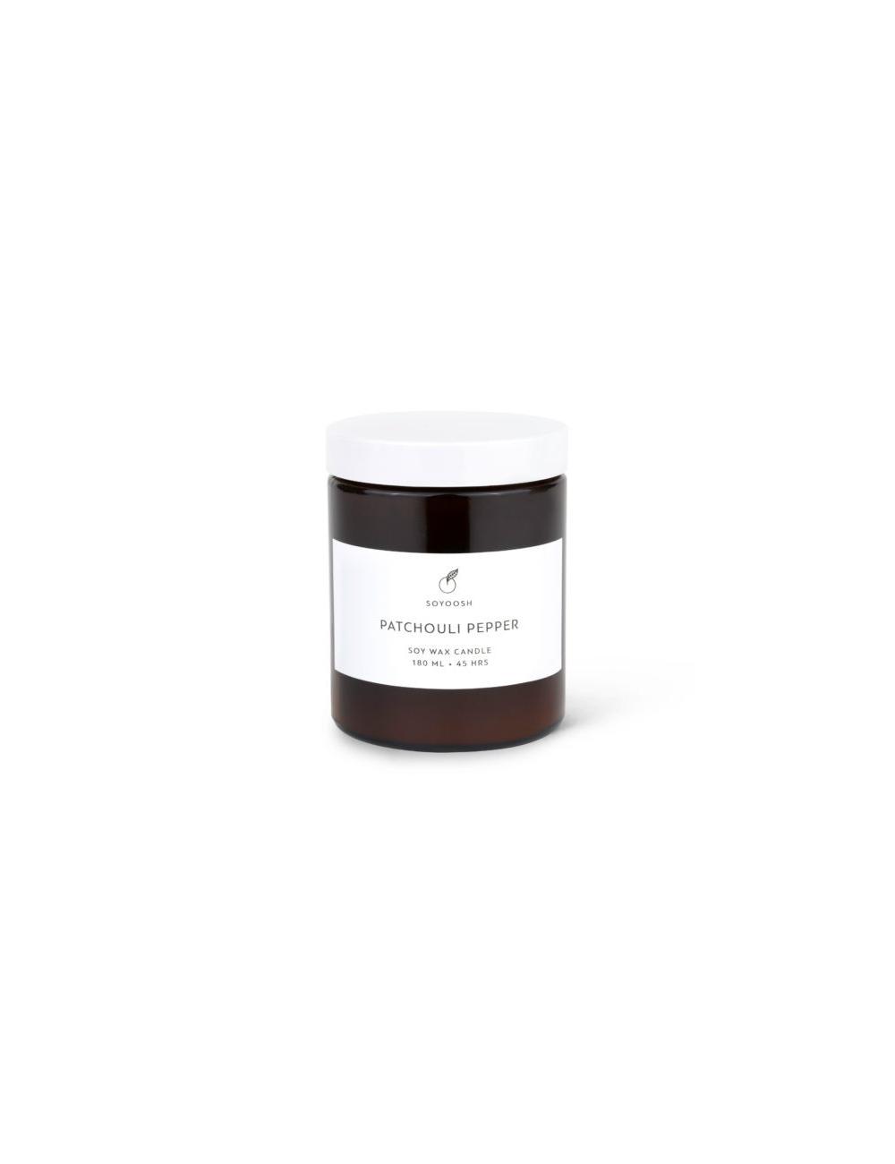 Essential oil + soy wax candle 180 | Patchouli Pepper