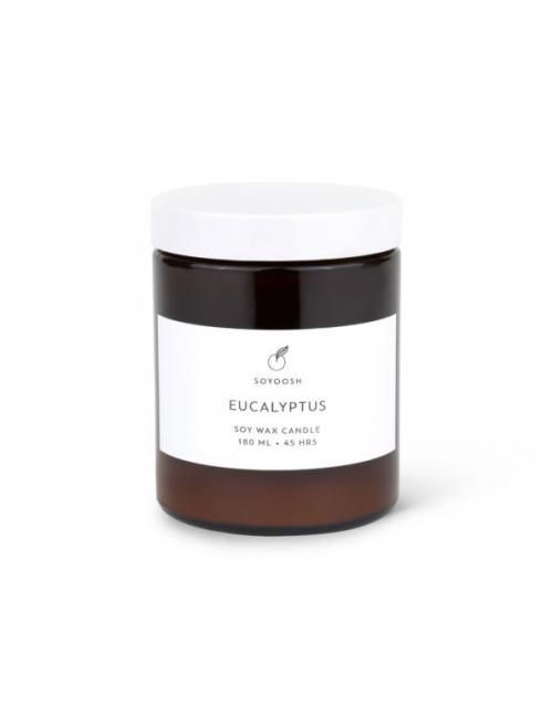 Essential oil + soy wax candle 180ml | Eucalyptus